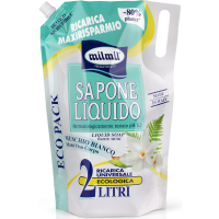 MIL MIL MYDŁO W PLYNIE BIAŁE PIZMO  WOREK 2000 ML 