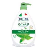 ELODERMA MYDŁO KREMOWE DO RĄK GREEN TEA 1000 ML