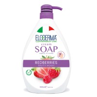 ELODERMA MYDŁO KREMOWE DO RĄK RED FRUITS 1000 ML