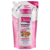 DELICE SZAMPON Z ODŻYWKĄ 500 ML  WOREK