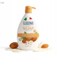 ELODERMA MYDŁO KREMOWE DO RĄK ALMOND 1000 ML
